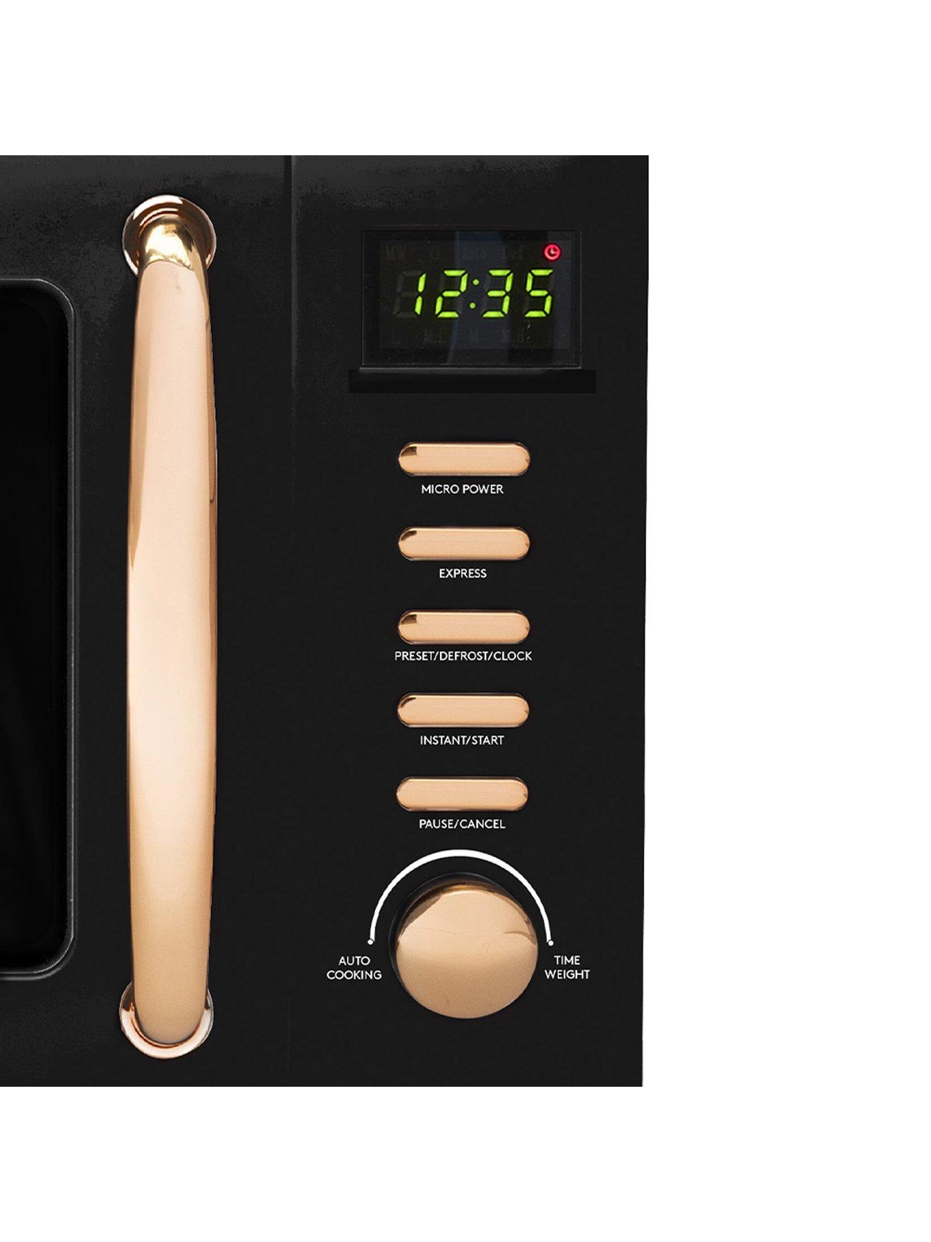 Image 3 of 7 of Haden 20L 800w&nbsp;Microwave -&nbsp;Black/Copper