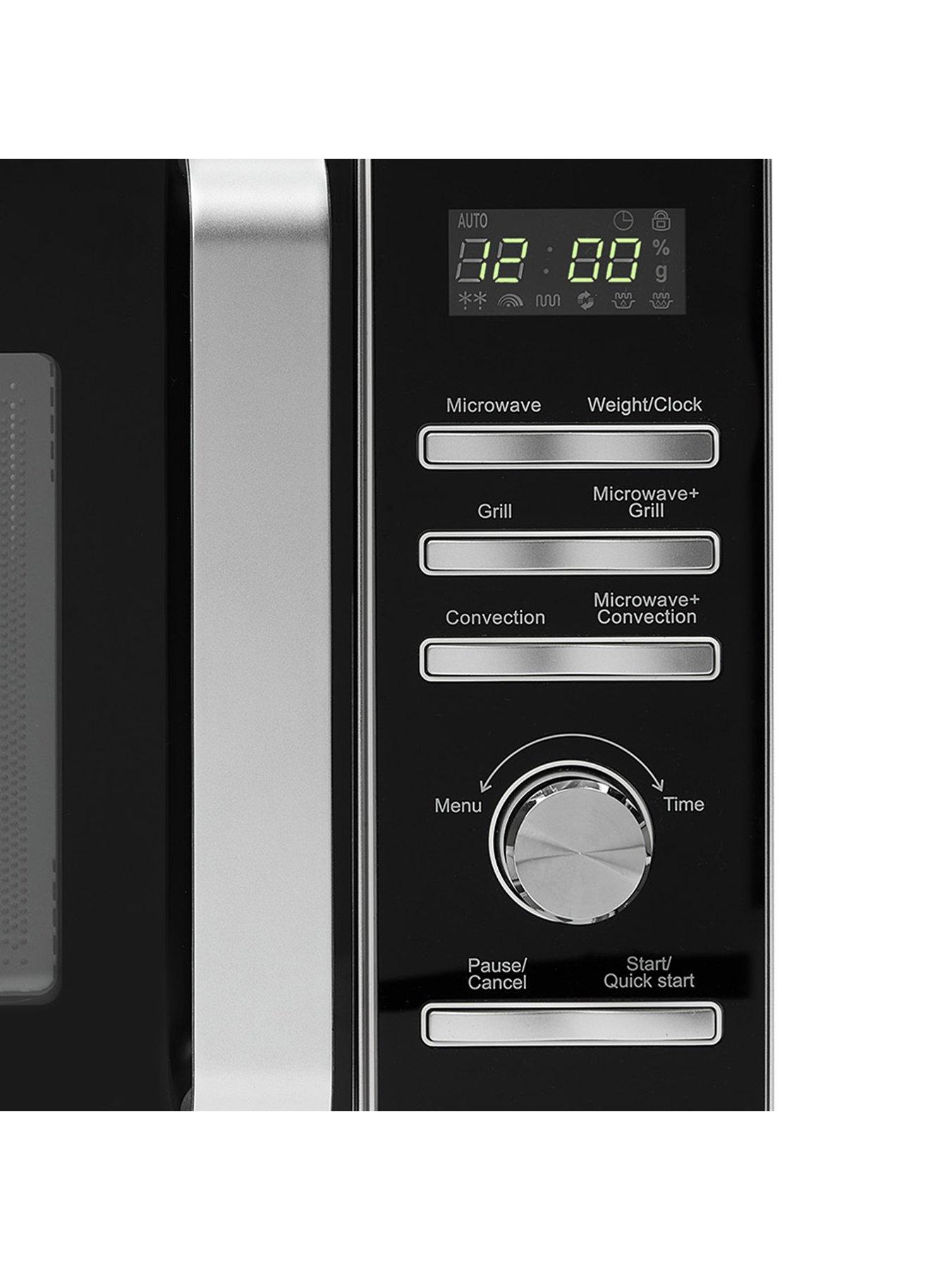  image of haden-25l-silver-combi-microwave