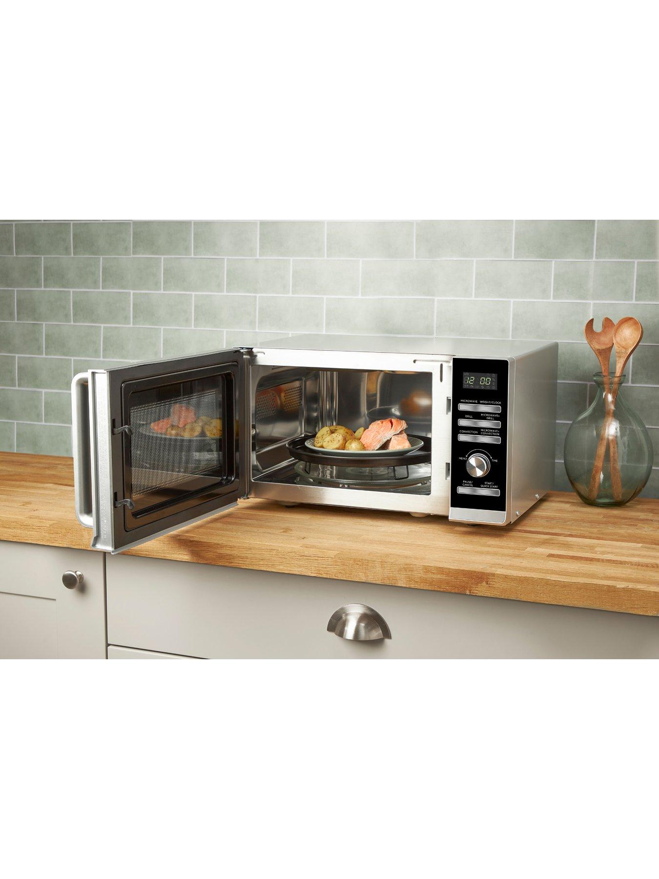  image of haden-25l-silver-combi-microwave
