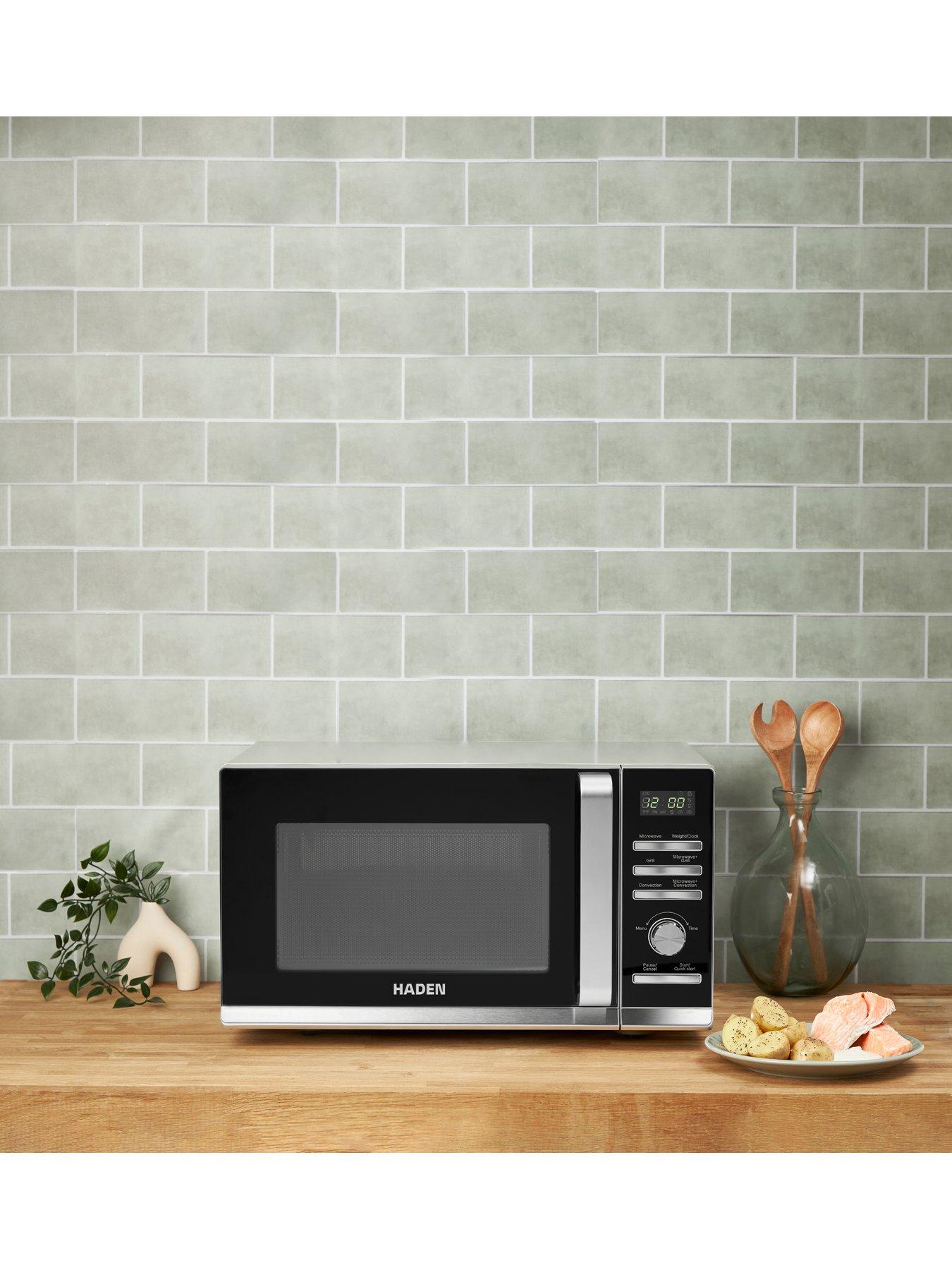  image of haden-25l-silver-combi-microwave