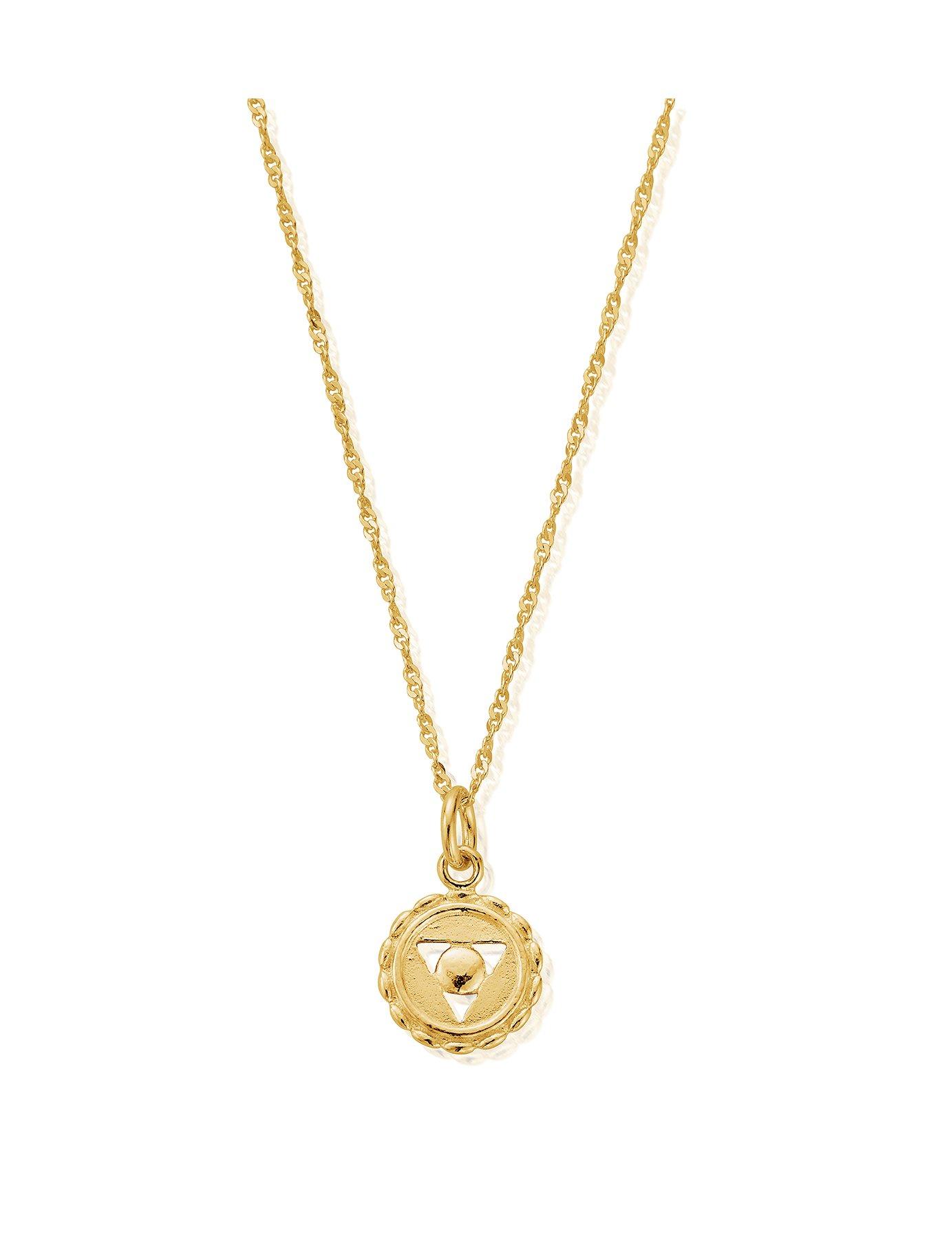 ChloBo Gold Tiny Twisted Rope Chain Throat Chakra Necklace