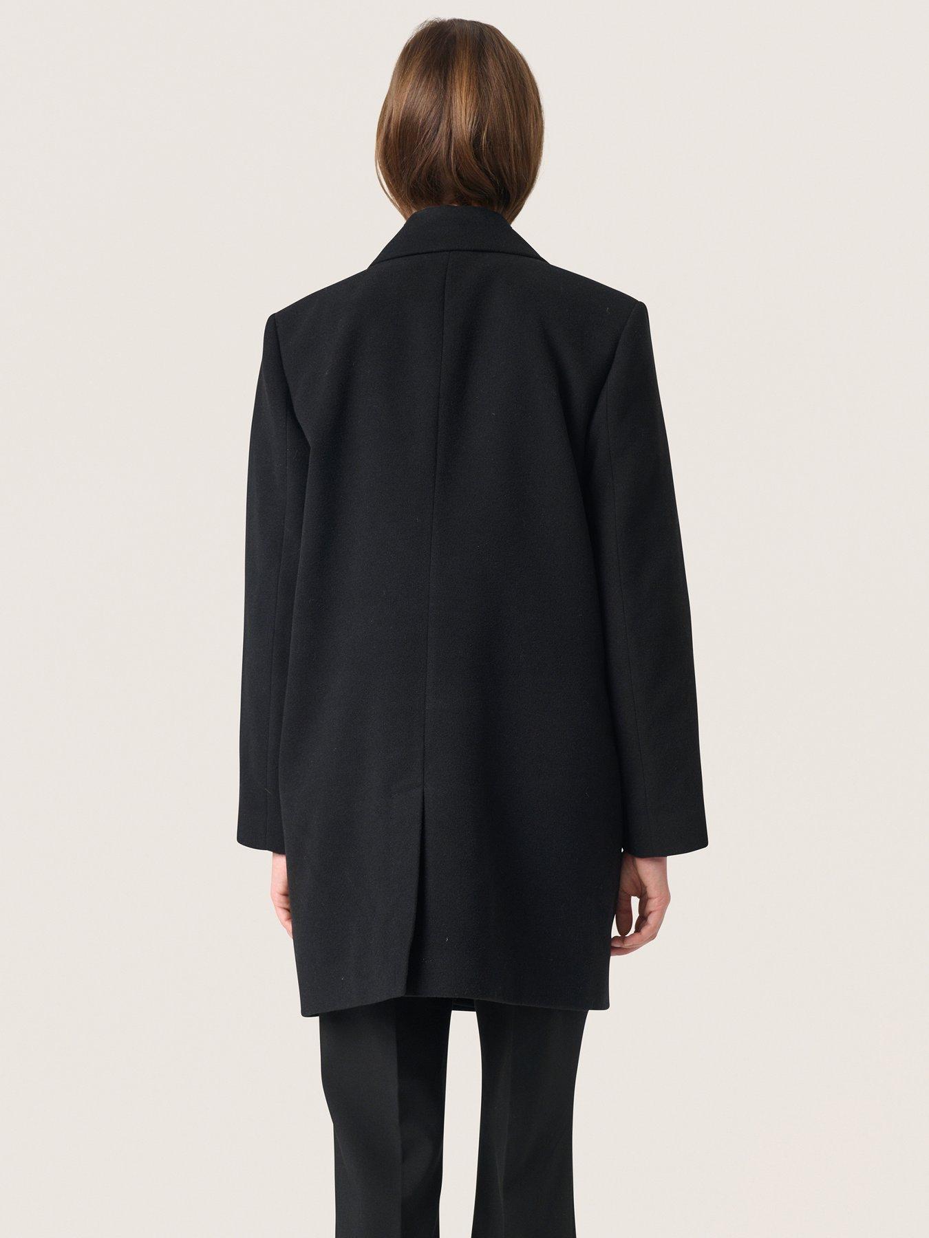  image of soaked-in-luxury-rubie-blazer-coat-black