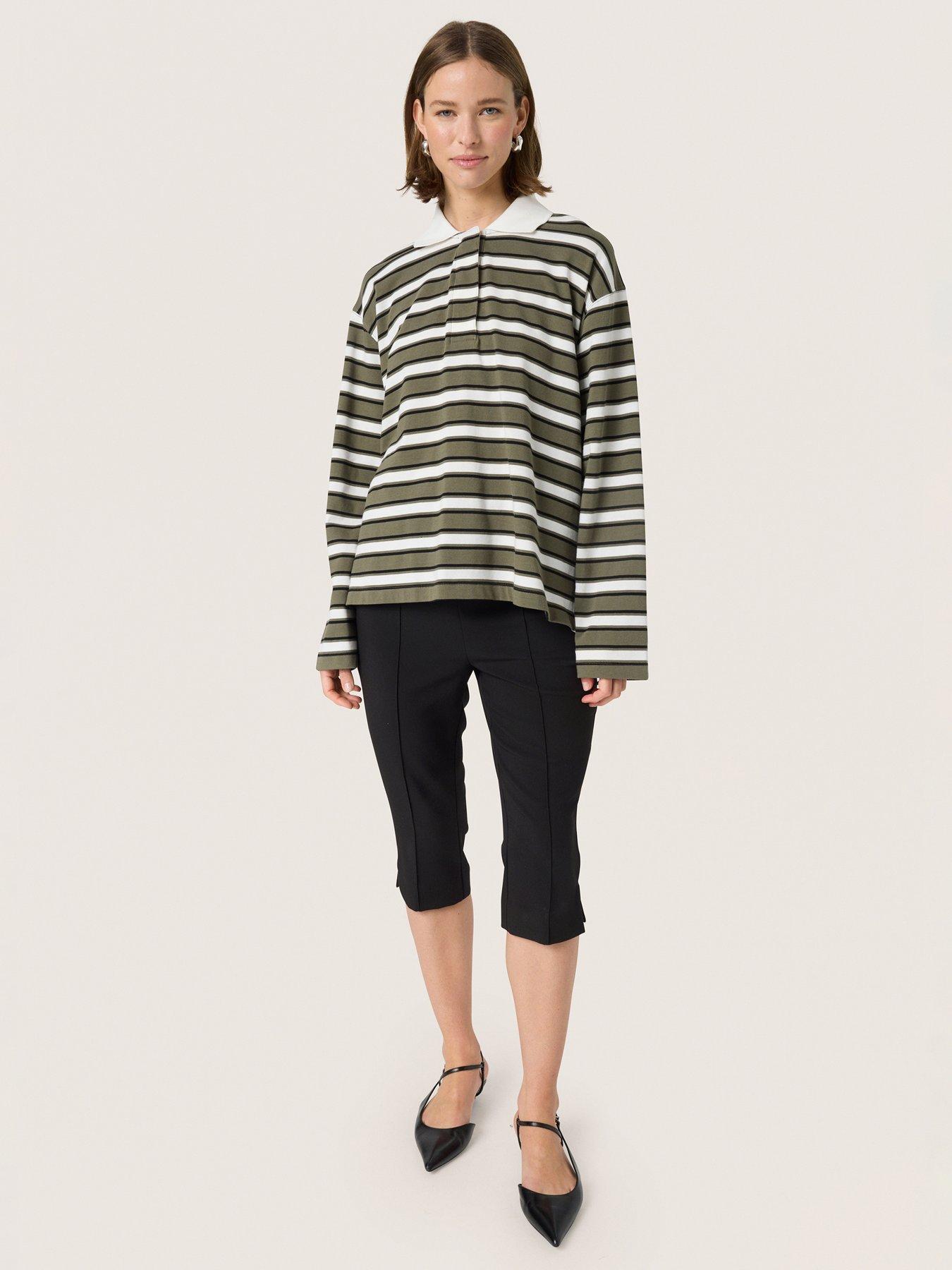  image of soaked-in-luxury-neo-polo-shirt-green