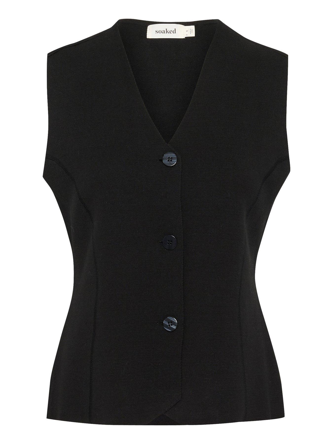  image of soaked-in-luxury-haven-waistcoat-black