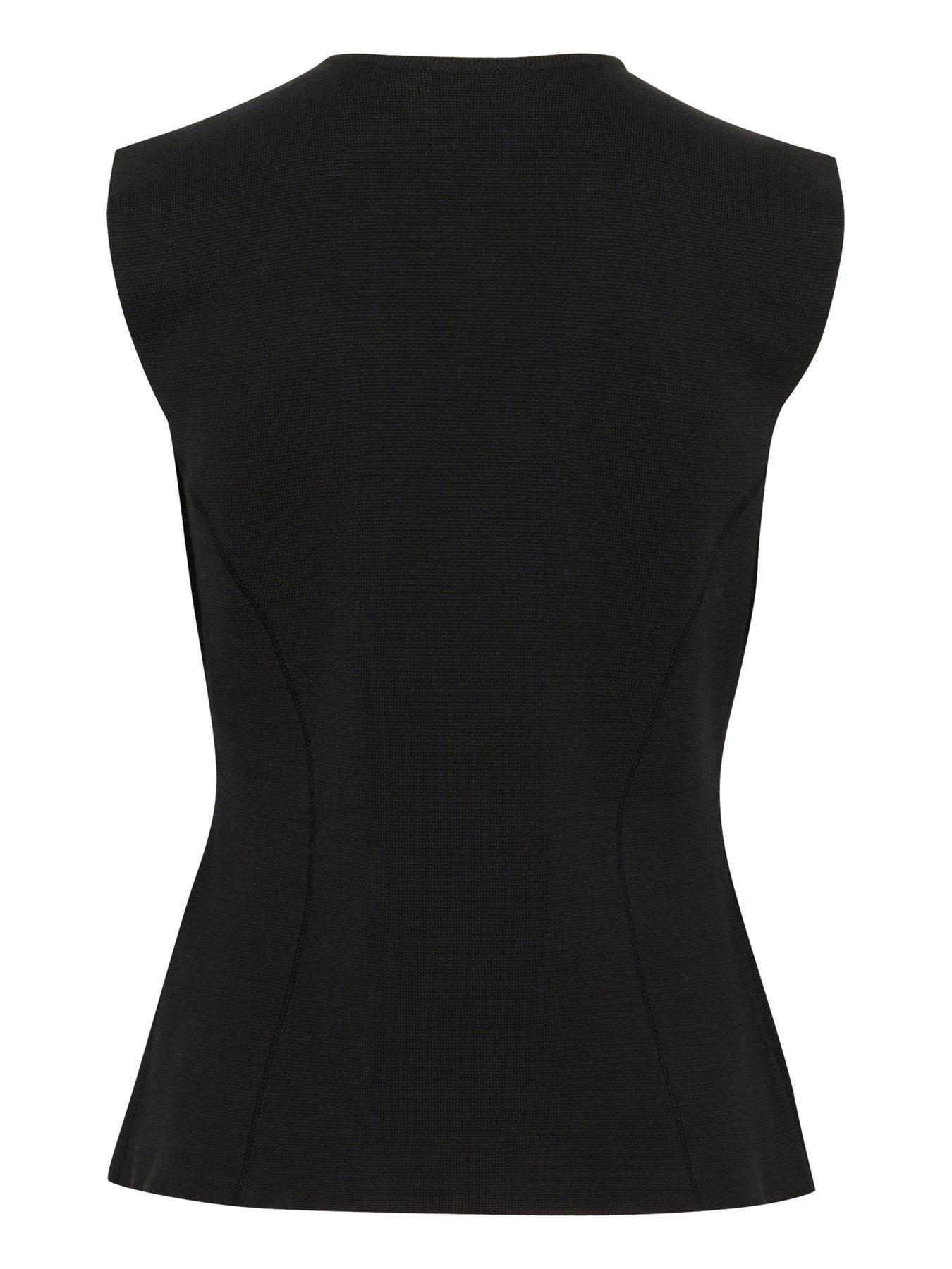  image of soaked-in-luxury-haven-waistcoat-black