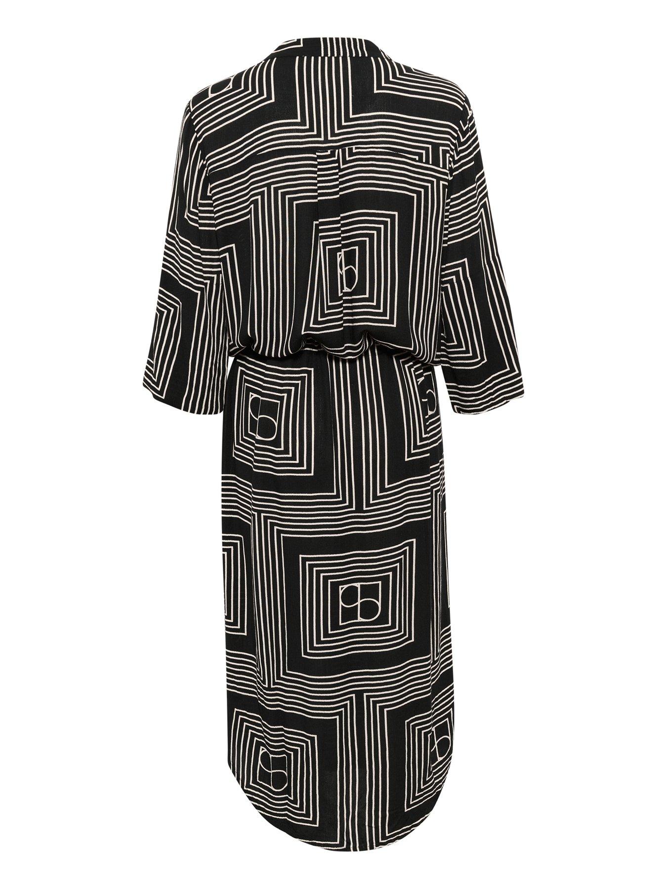  image of soaked-in-luxury-zaya-dress-black