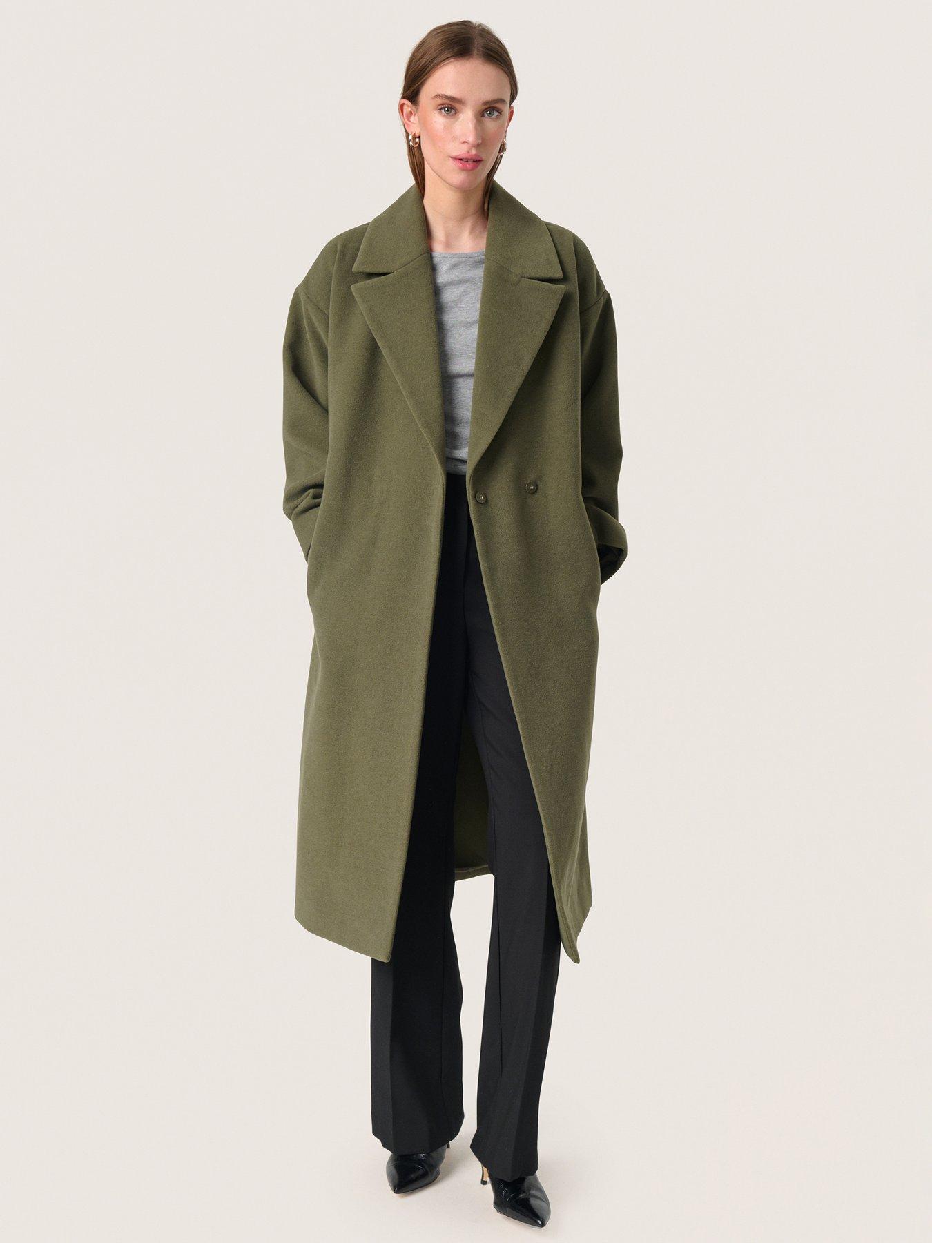 Image 1 of 3 of Soaked In Luxury Rubie Coat - Green