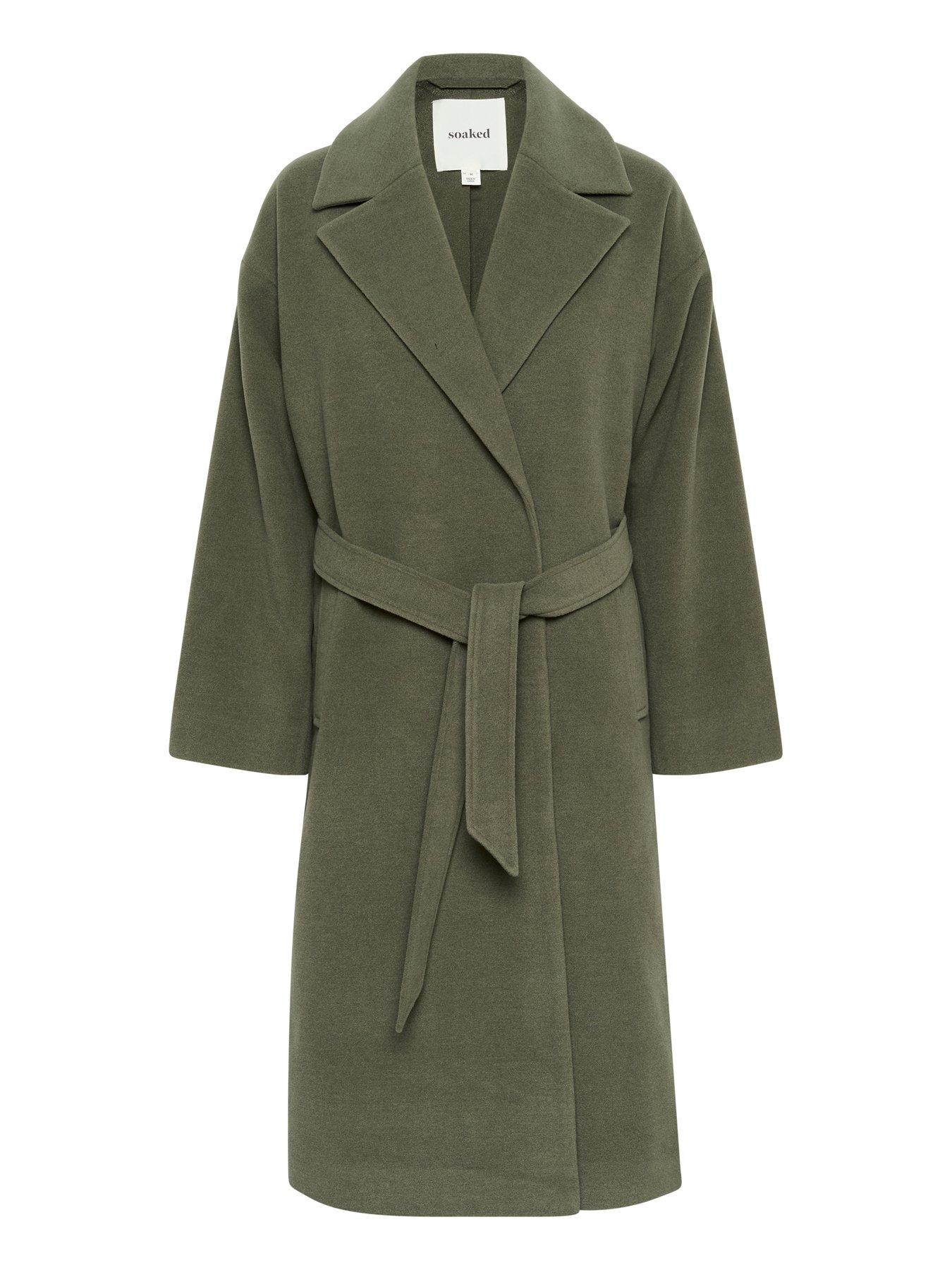 Image 2 of 3 of Soaked In Luxury Rubie Coat - Green