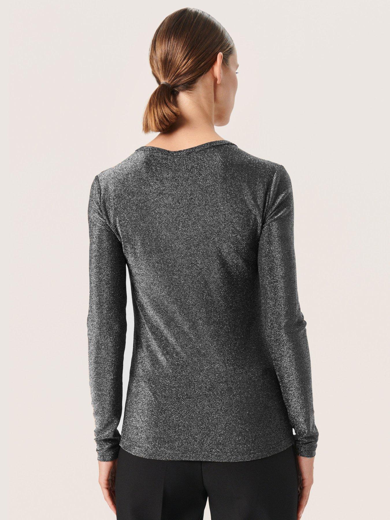 stillFront image of soaked-in-luxury-slskylara-t-shirt-grey