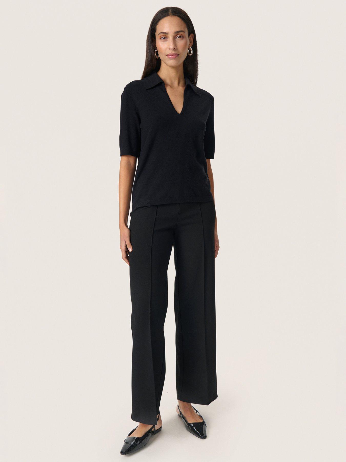  image of soaked-in-luxury-slspina-pullover-black