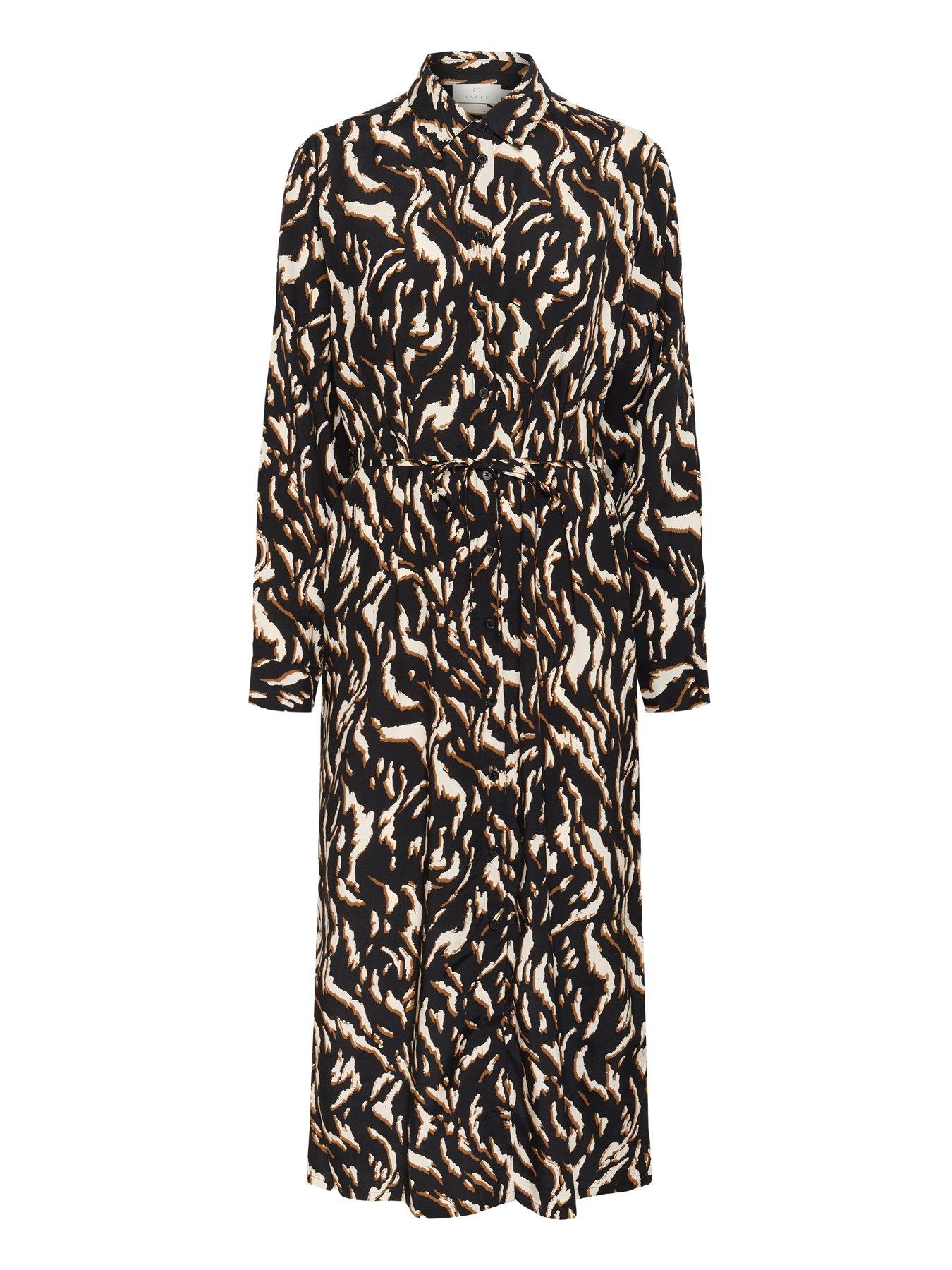 Image 3 of 4 of Kaffe Kamille Shirt Dress - Black