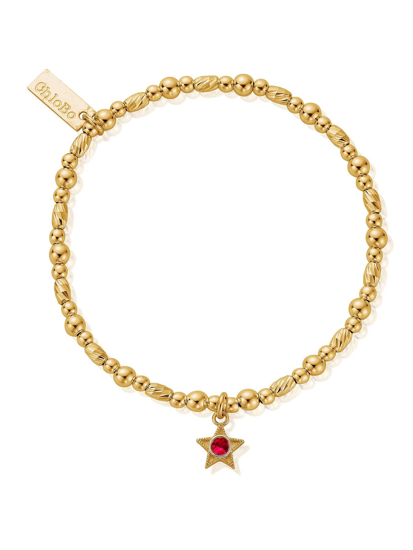  image of chlobo-gold-birthstone-bracelet