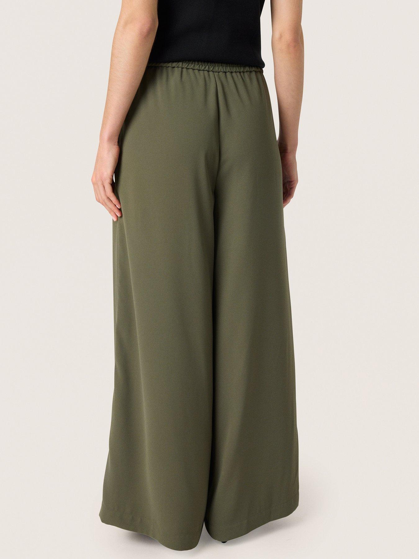 Image 2 of 5 of Soaked In Luxury Shirley Trousers - Green