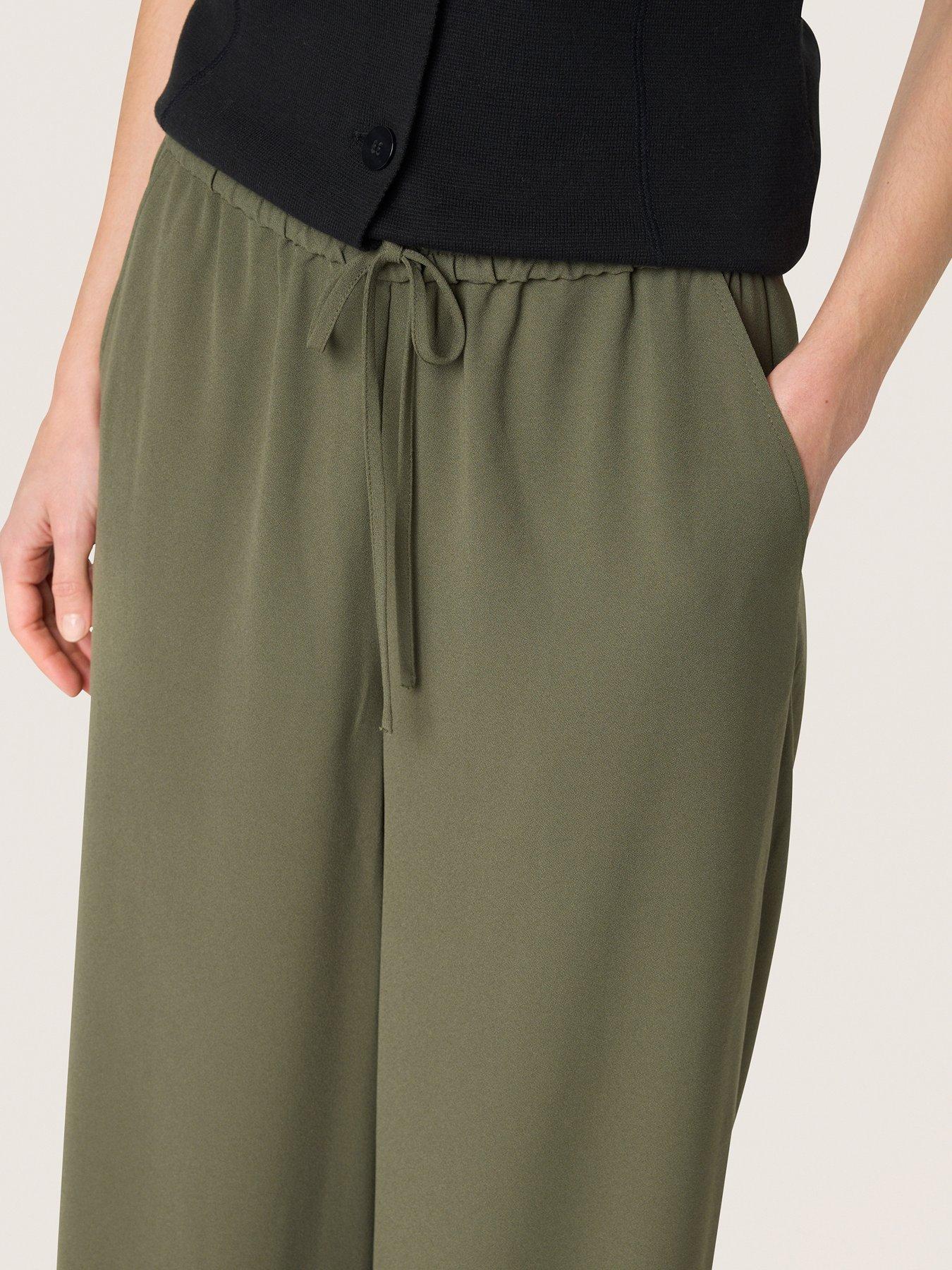 Image 3 of 5 of Soaked In Luxury Shirley Trousers - Green