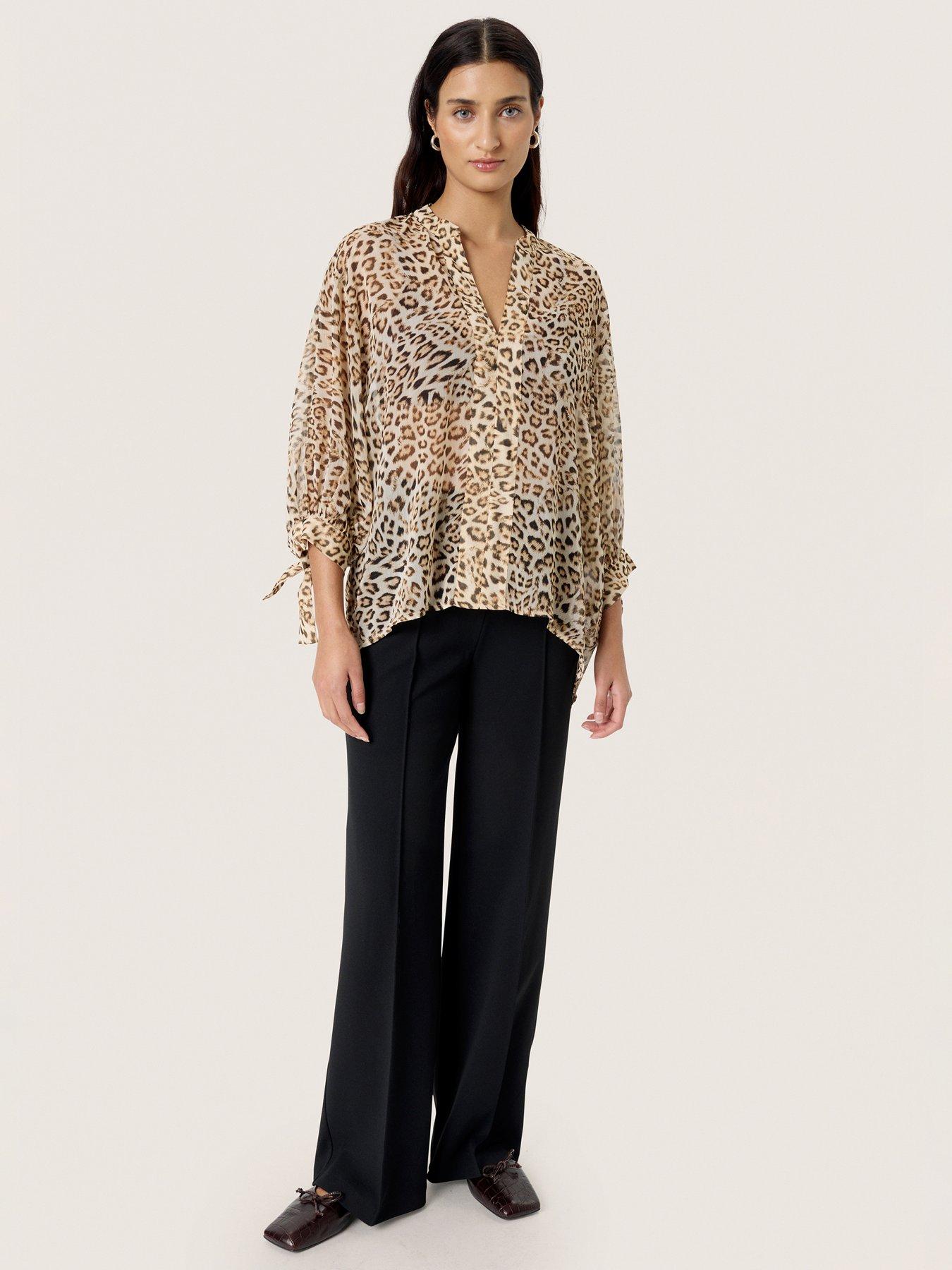 Soaked In Luxury Slanaya Amily Blouse - Brown