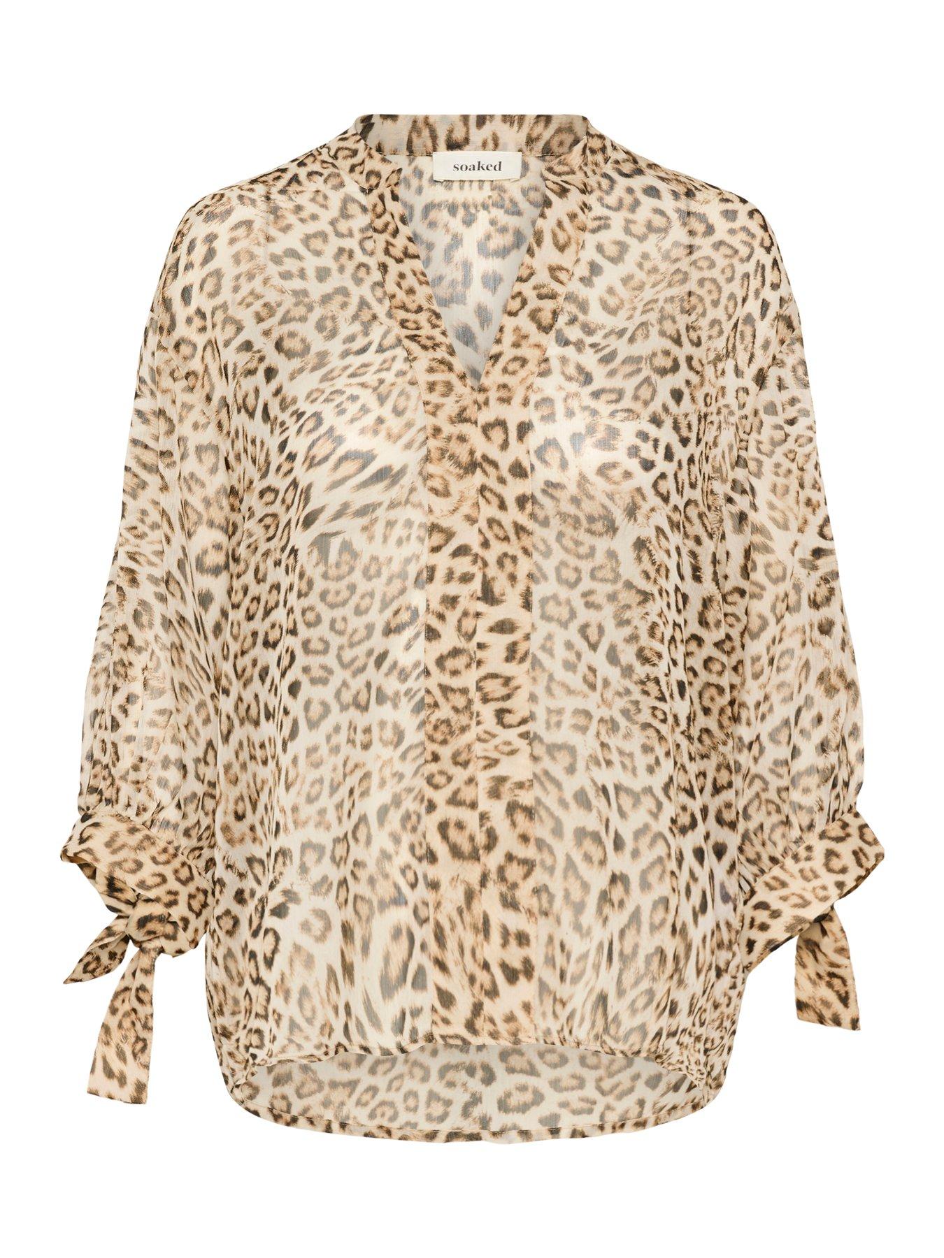  image of soaked-in-luxury-anaya-amily-blouse-brown