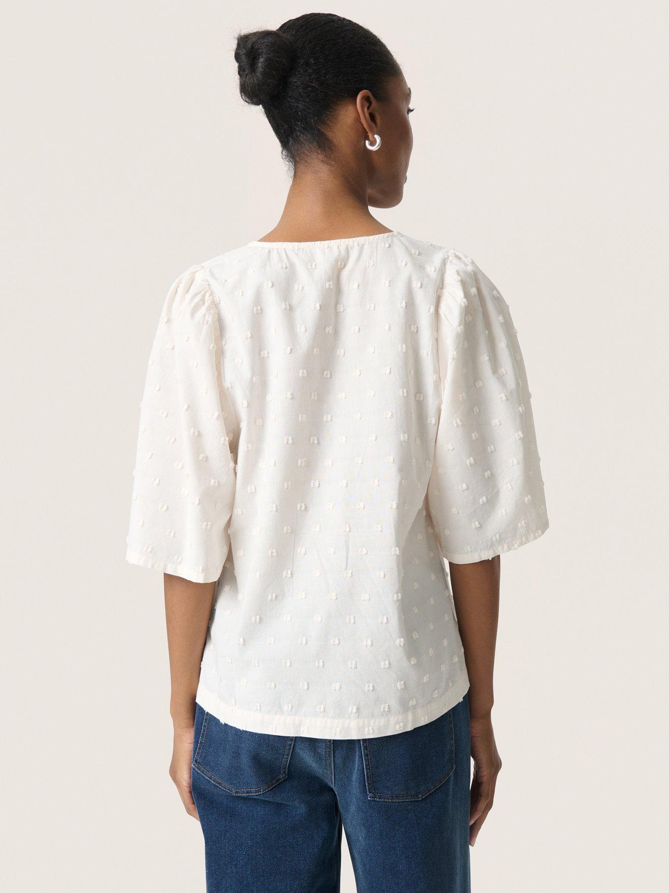  image of soaked-in-luxury-sunela-top-white