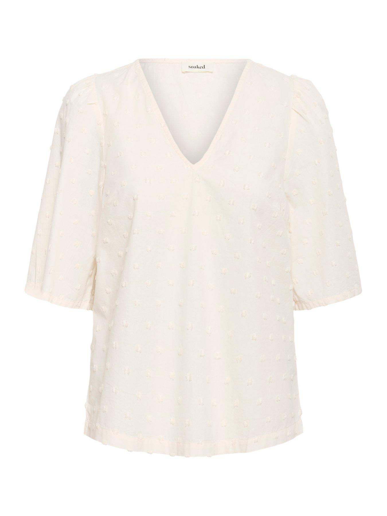  image of soaked-in-luxury-sunela-top-white