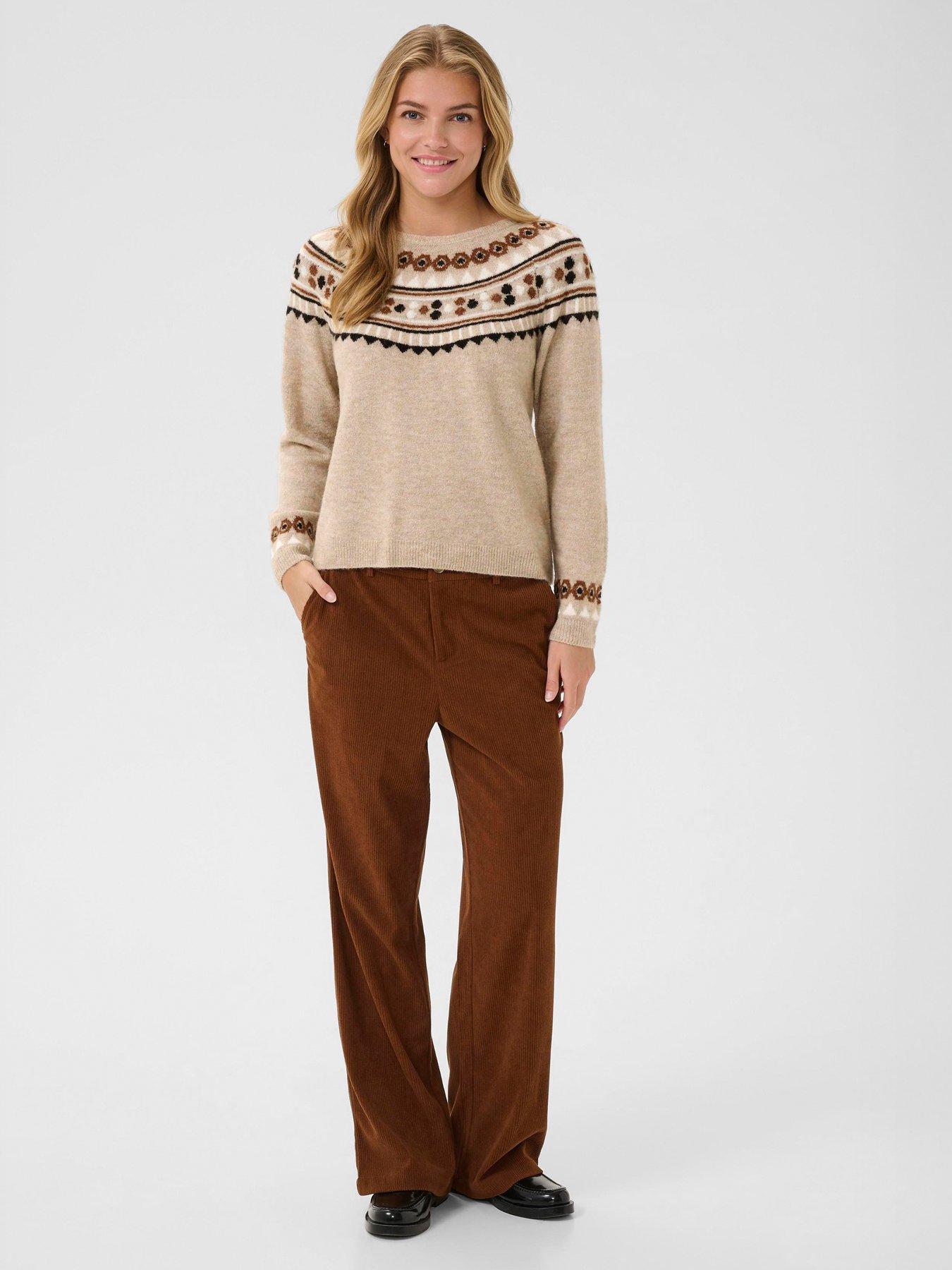 Cream Cherrie Jumper - Beige