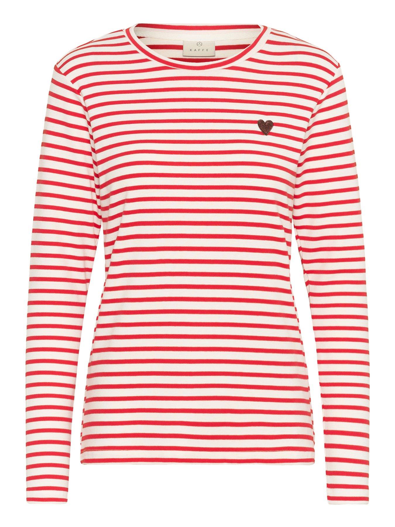  image of kaffe-liddy-t-shirt-red