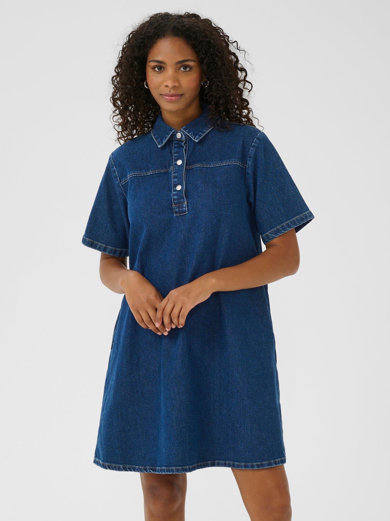 kaffe-kasandra-denim-dress-blue