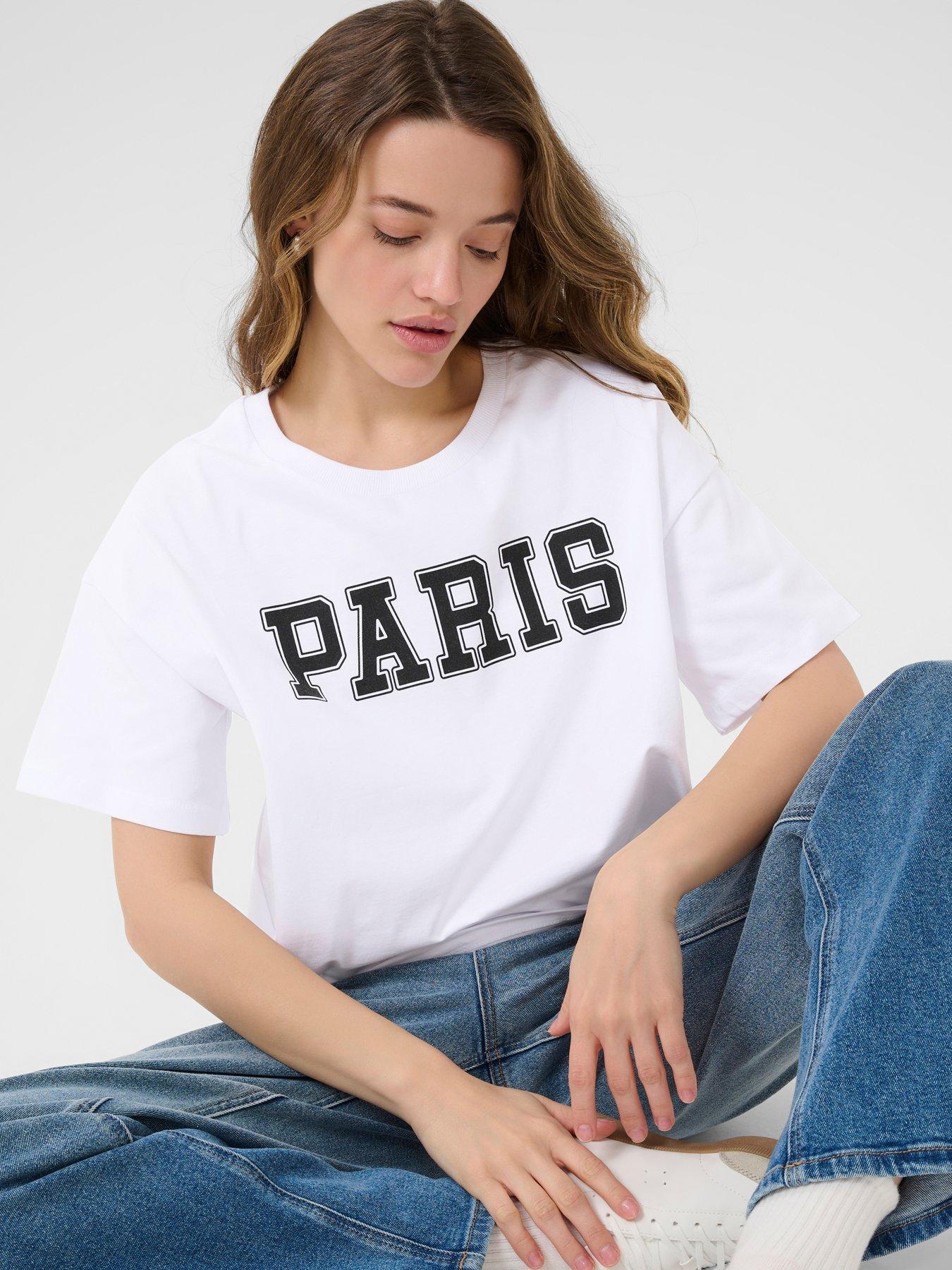  image of kaffe-kaadelina-t-shirt-white