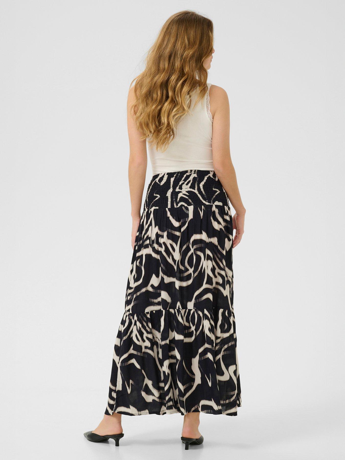 stillFront image of kaffe-kabeathe-skirt-black