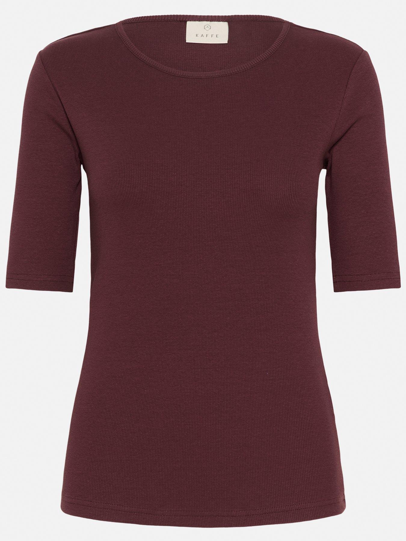  image of kaffe-kacarna-t-shirt-red