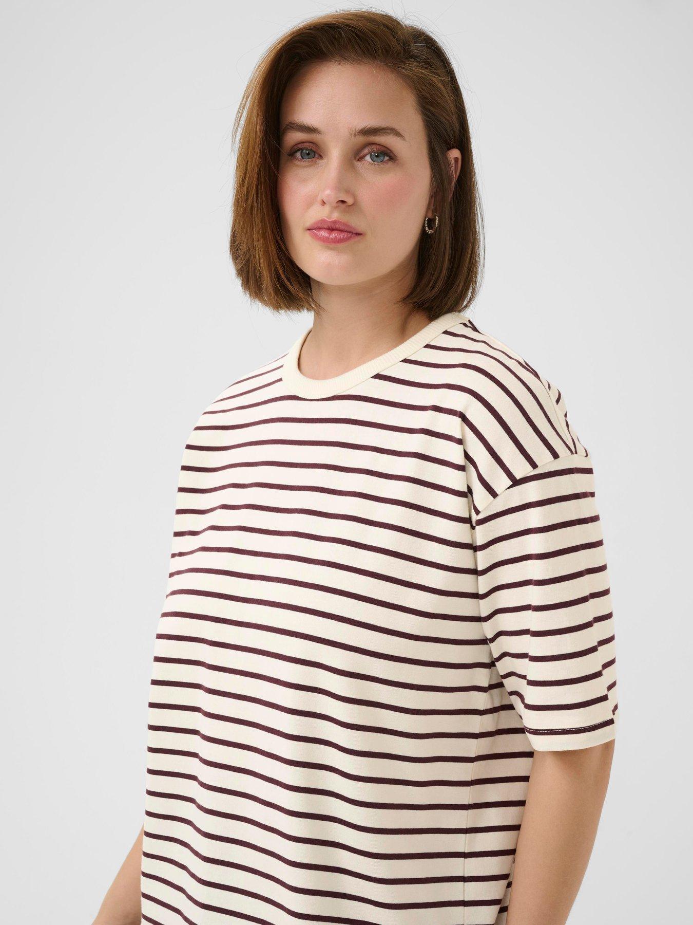  image of kaffe-kawinny-t-shirt-red