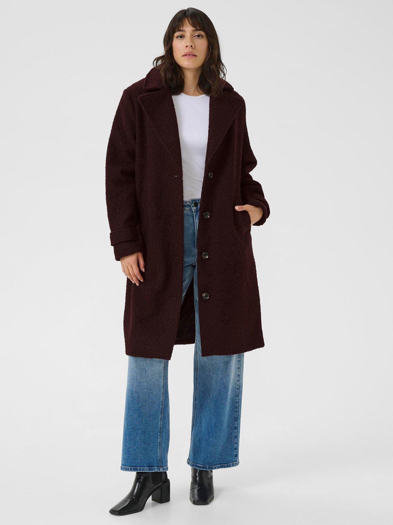 Kaffe Kaanne Coat - Red