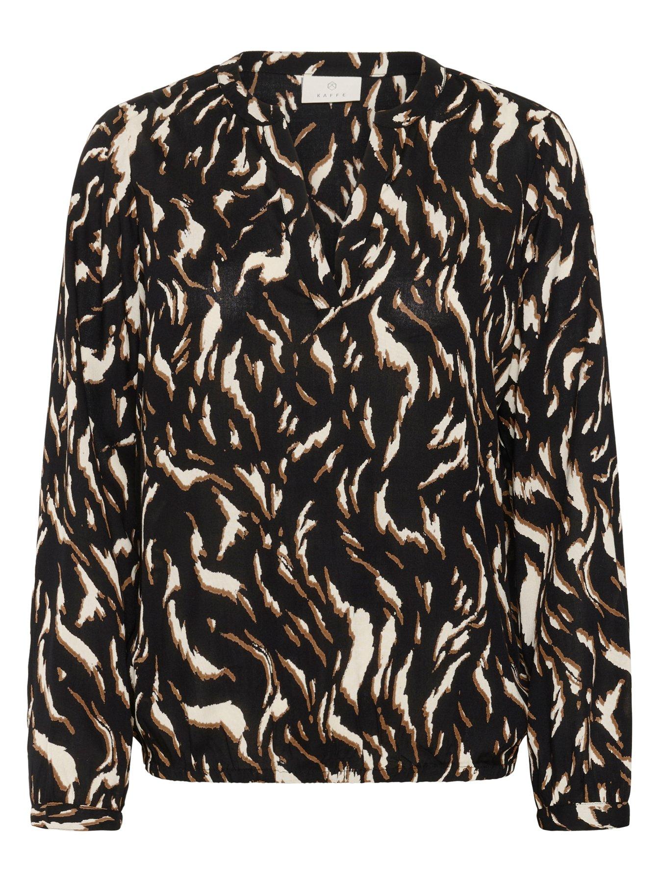  image of kaffe-kaditte-blouse-black