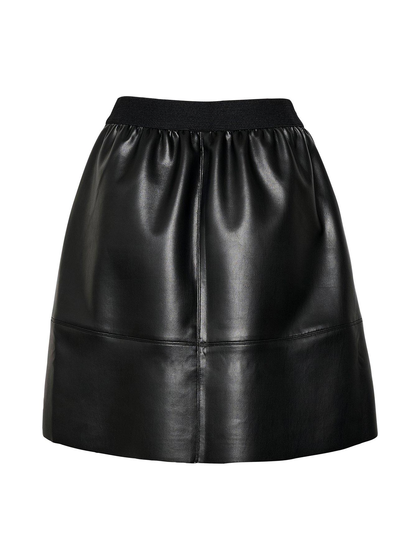  image of kaffe-mikka-skirt-black