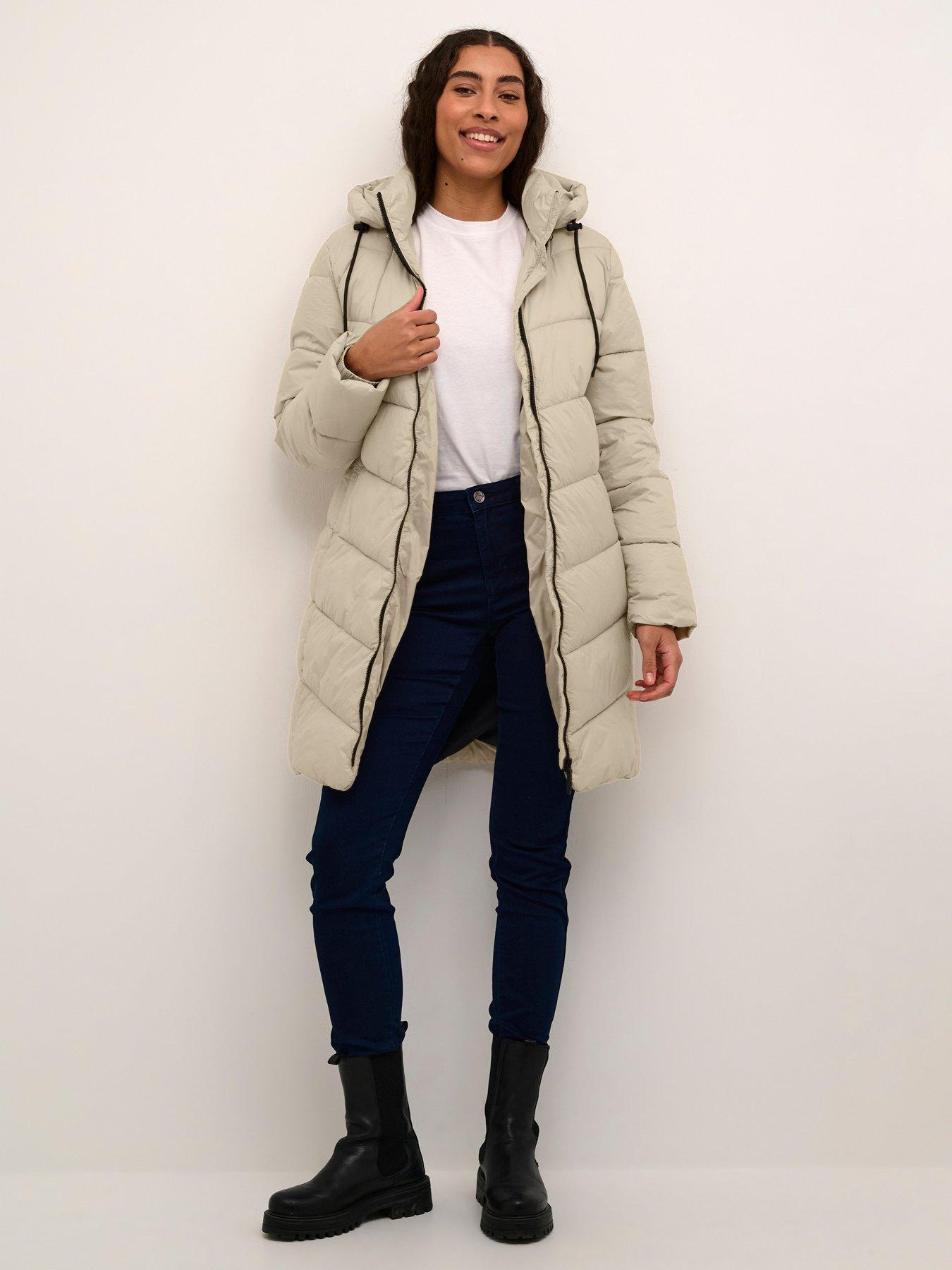 Kaffe Kasusanne Coat - Grey