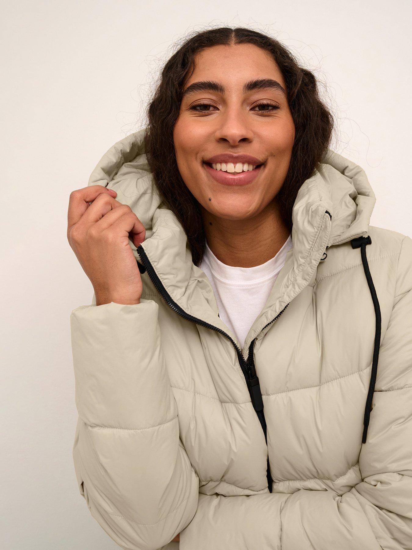 Image 3 of 5 of Kaffe Kasusanne Coat - Grey