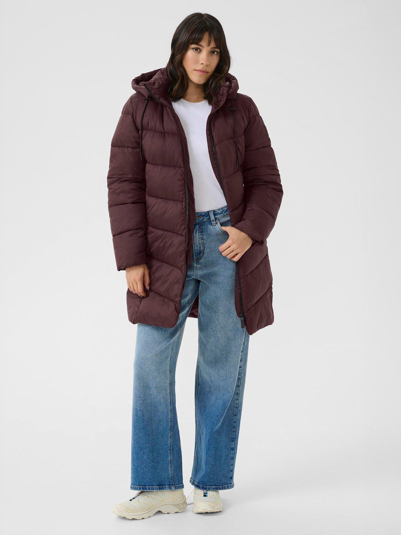  image of kaffe-kasusanne-coat-red