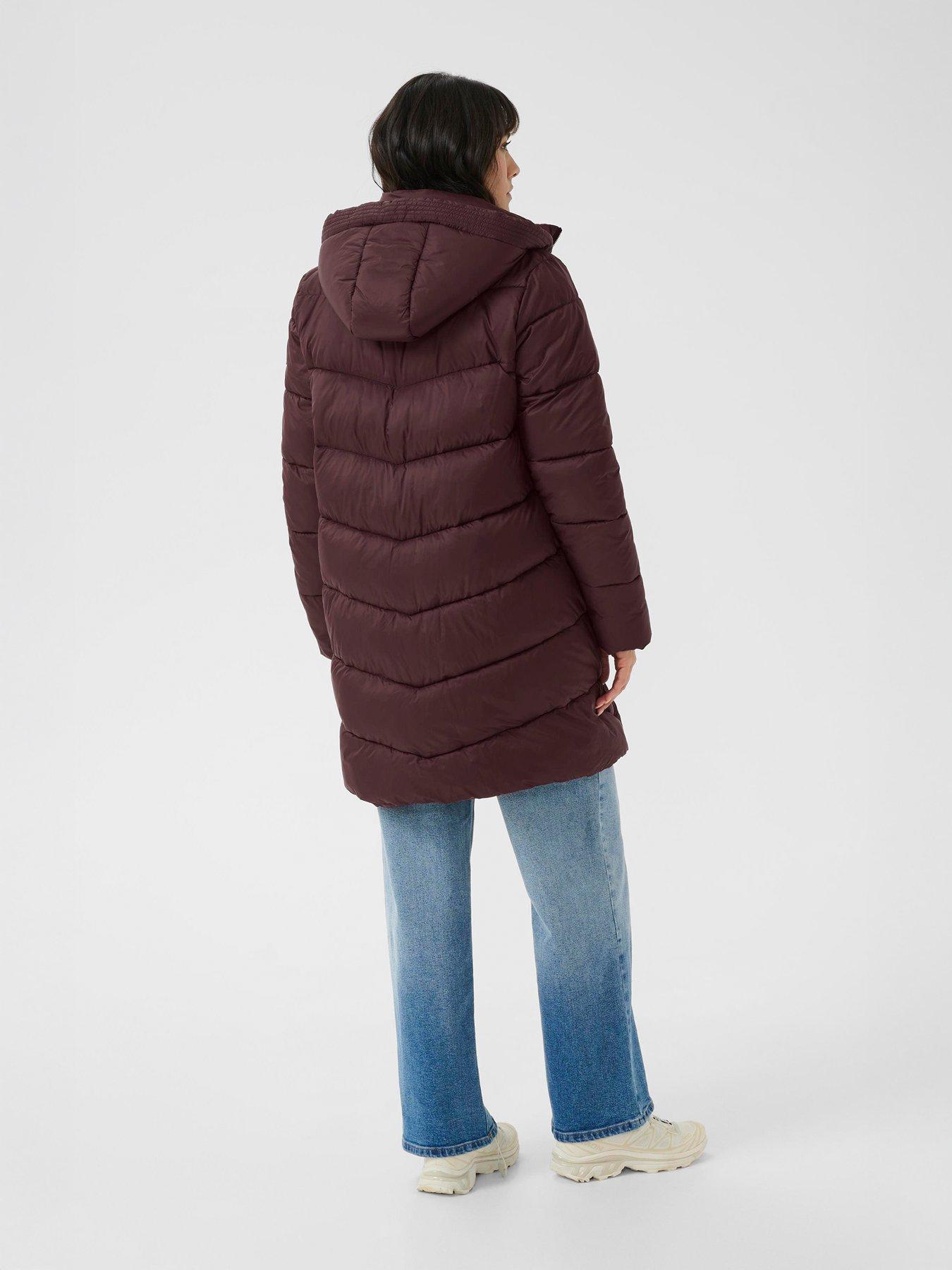  image of kaffe-kasusanne-coat-red