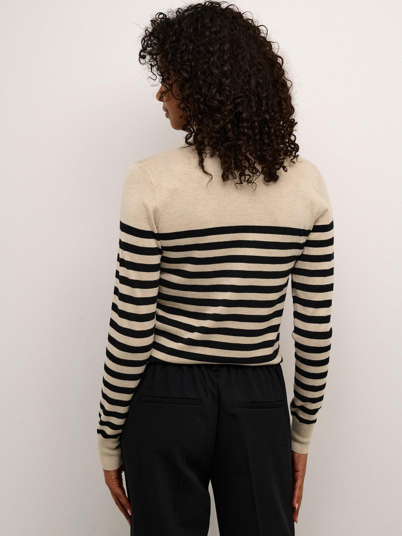  image of kaffe-kalizza-roll-neck-beige