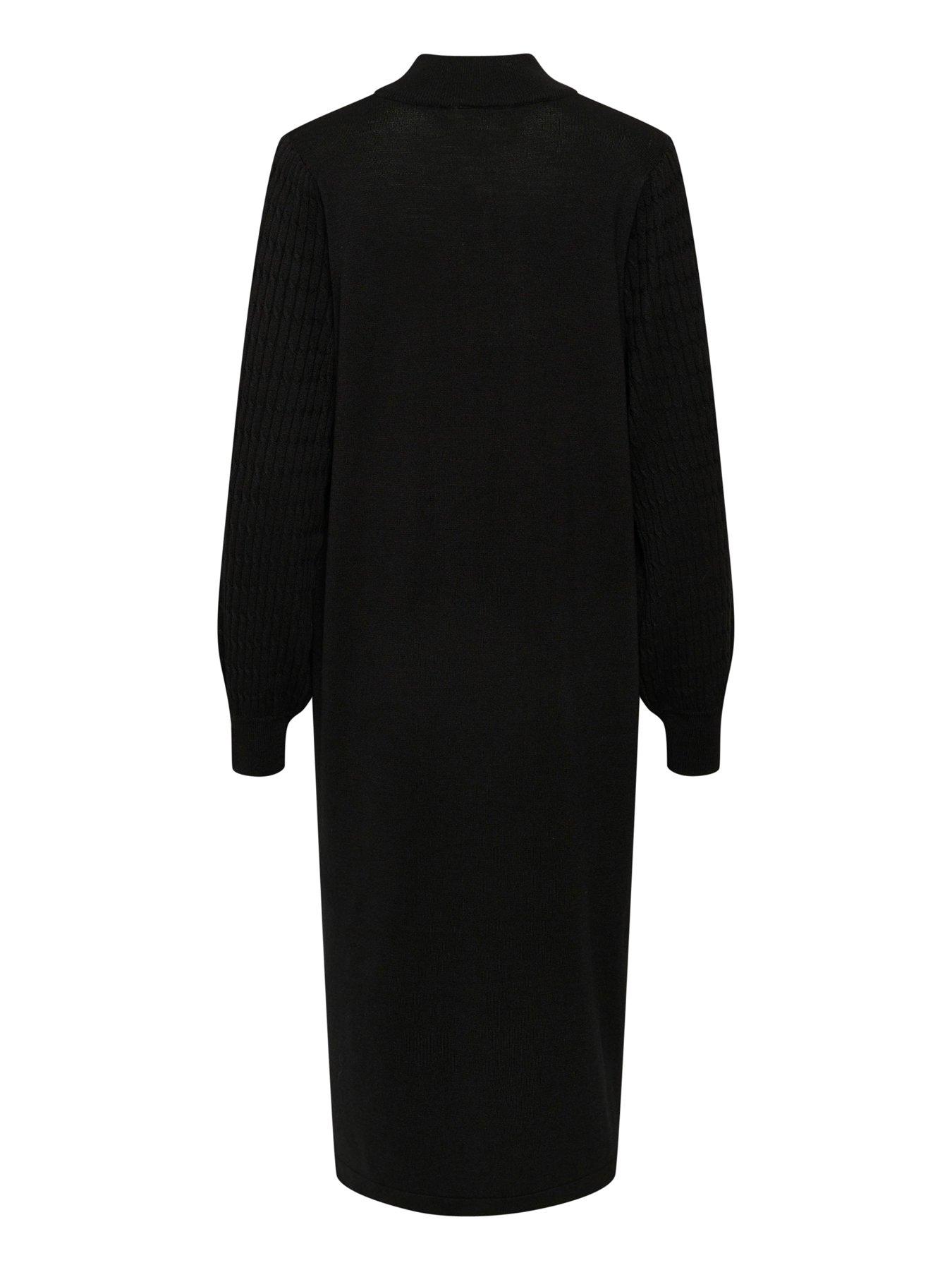 Image 4 of 5 of Kaffe Kananna Knit Dress - Black