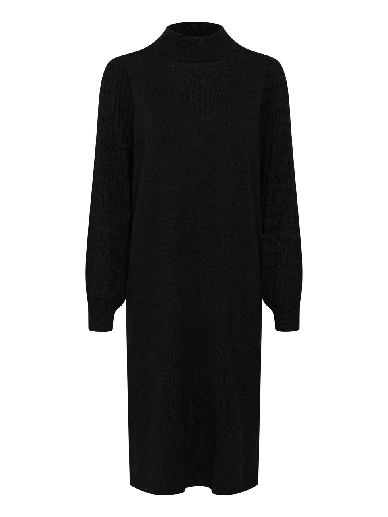 Image 5 of 5 of Kaffe Kananna Knit Dress - Black