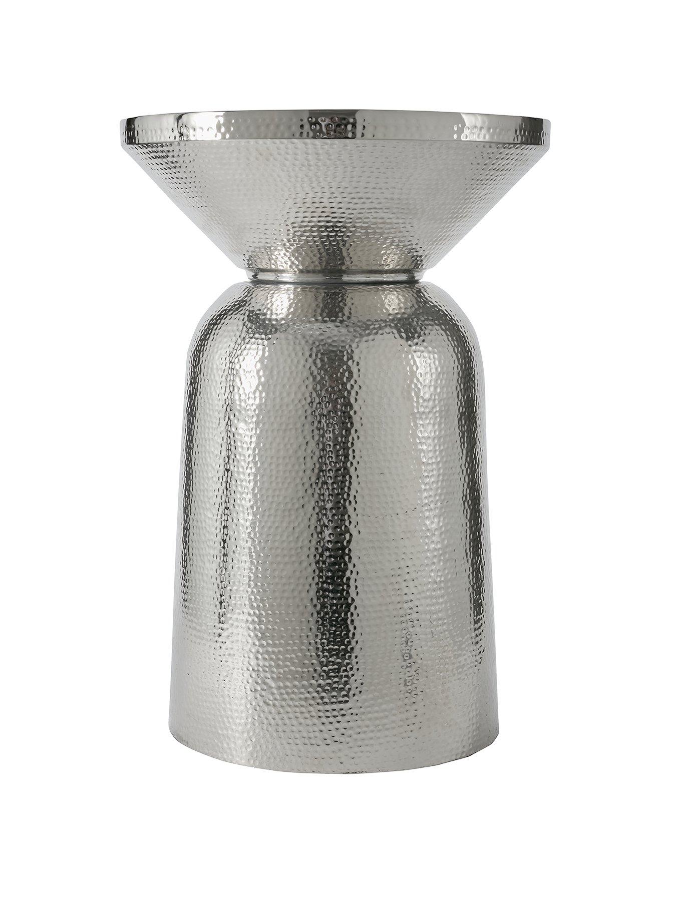  image of very-home-perrie-drum-side-table-nickelnbsp