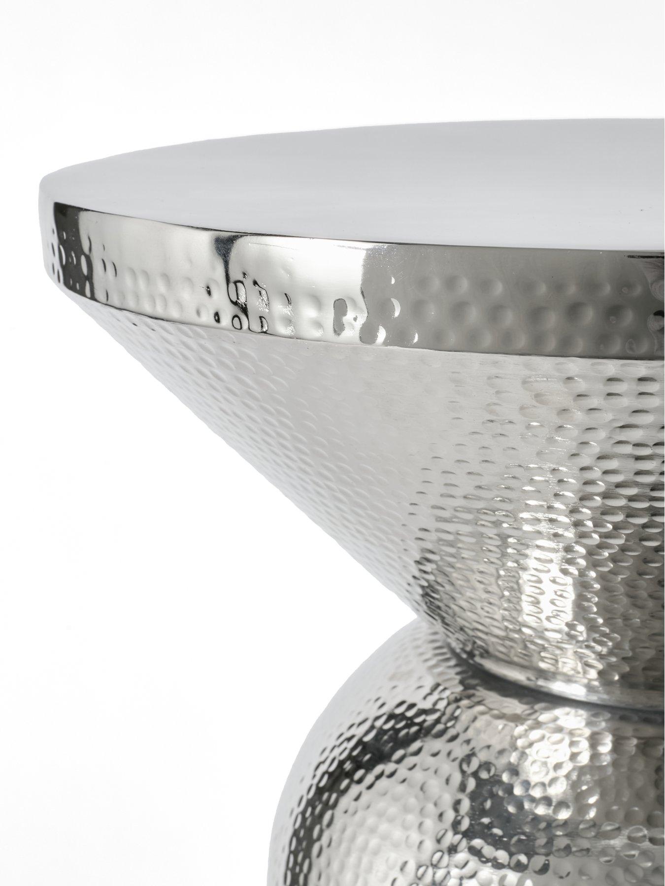  image of very-home-perrie-drum-side-table-nickelnbsp