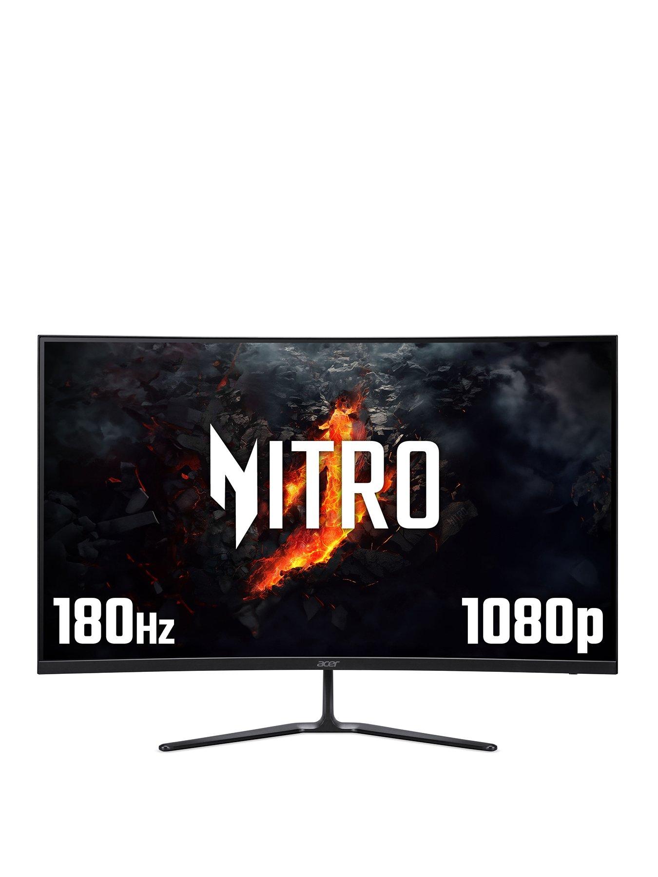 Image 1 of 7 of Acer Nitro ED320QRS3 - 31.5in FHD VA - 180Hz - Curved Gaming Monitor