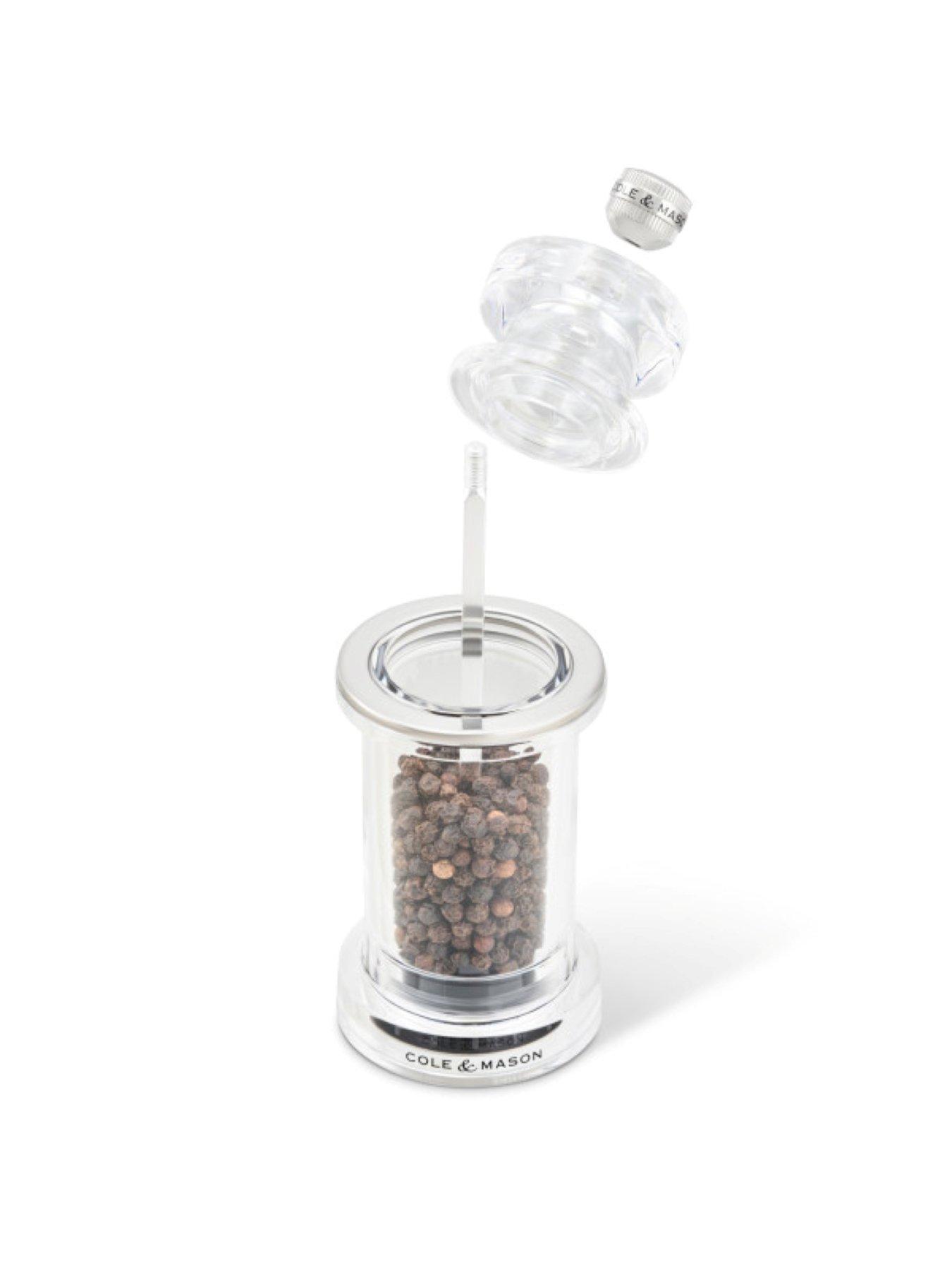  image of cole-mason-acrylic-salt-pepper-mill-duo-144mm