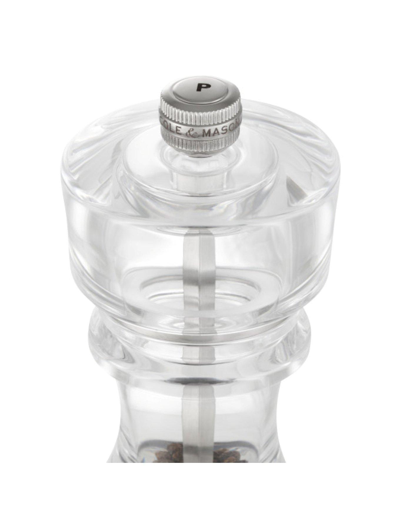  image of cole-mason-london-acrylic-salt-amp-pepper-mill-duo-180mm