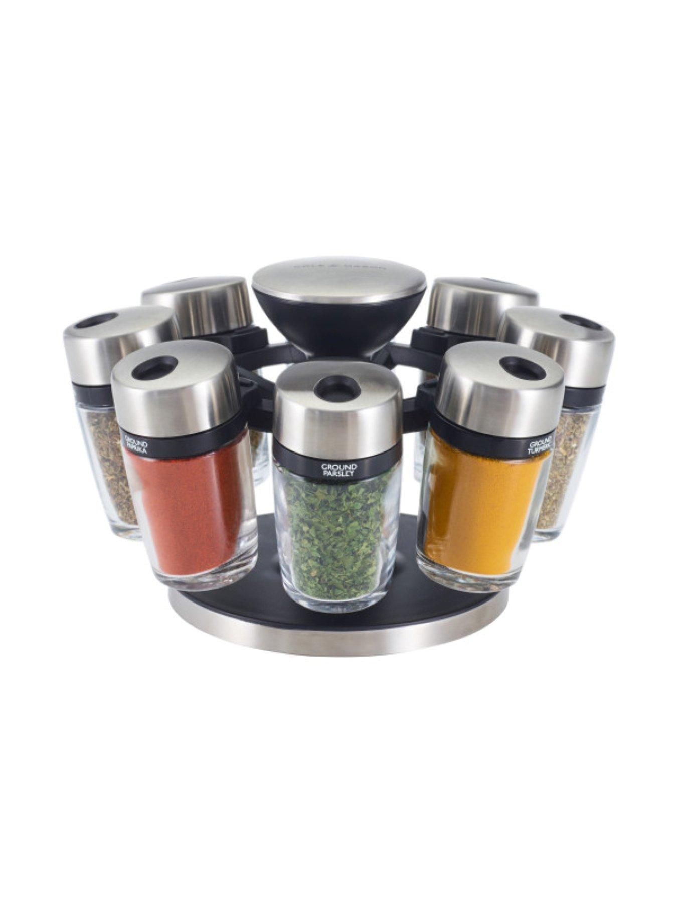 Image 2 of 5 of Cole & Mason 8 Jar Herb &amp; Spice Carousel