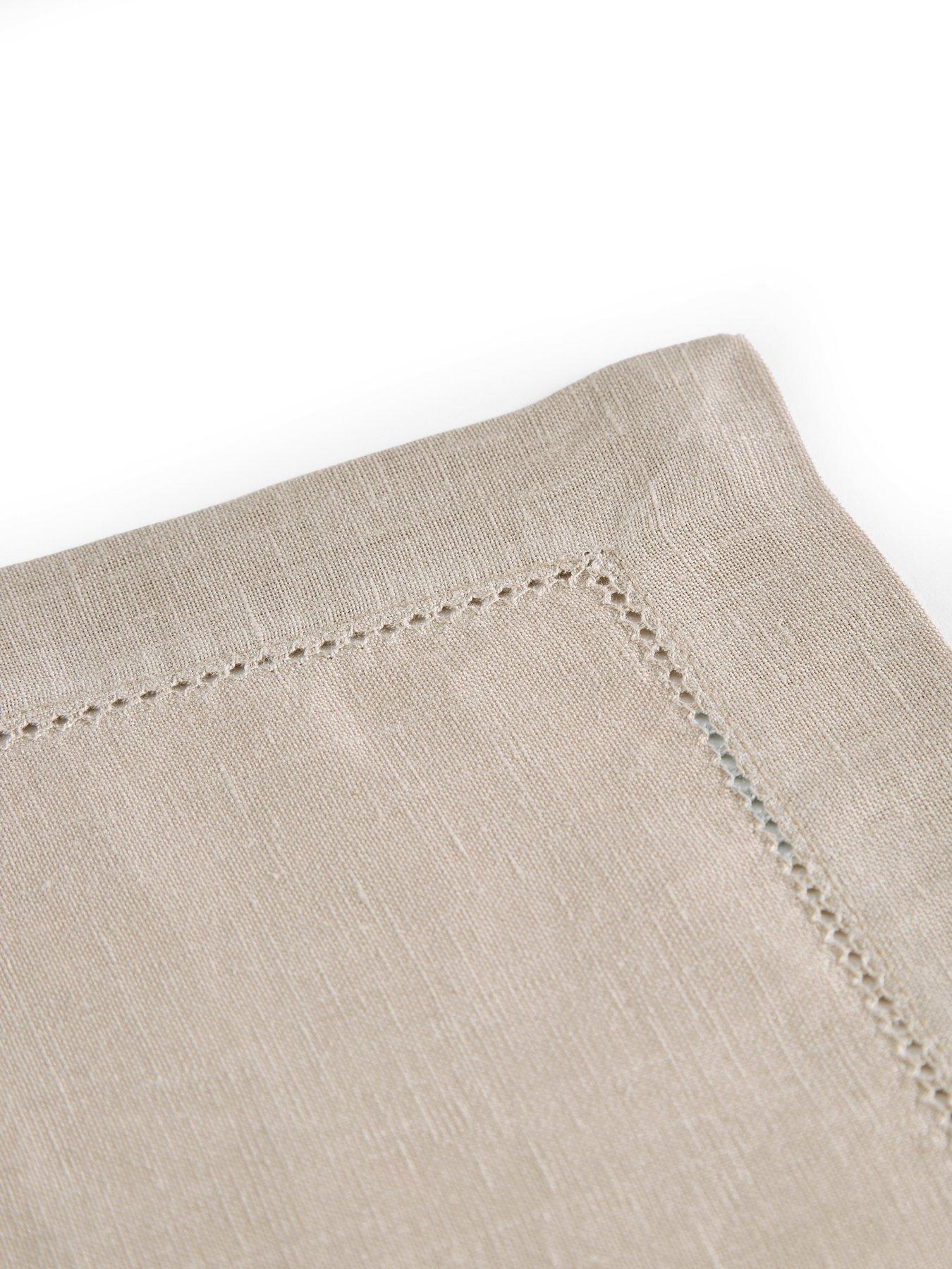 Image 5 of 5 of The Very Collection Stone Linen Table Runner 36 X 180cm