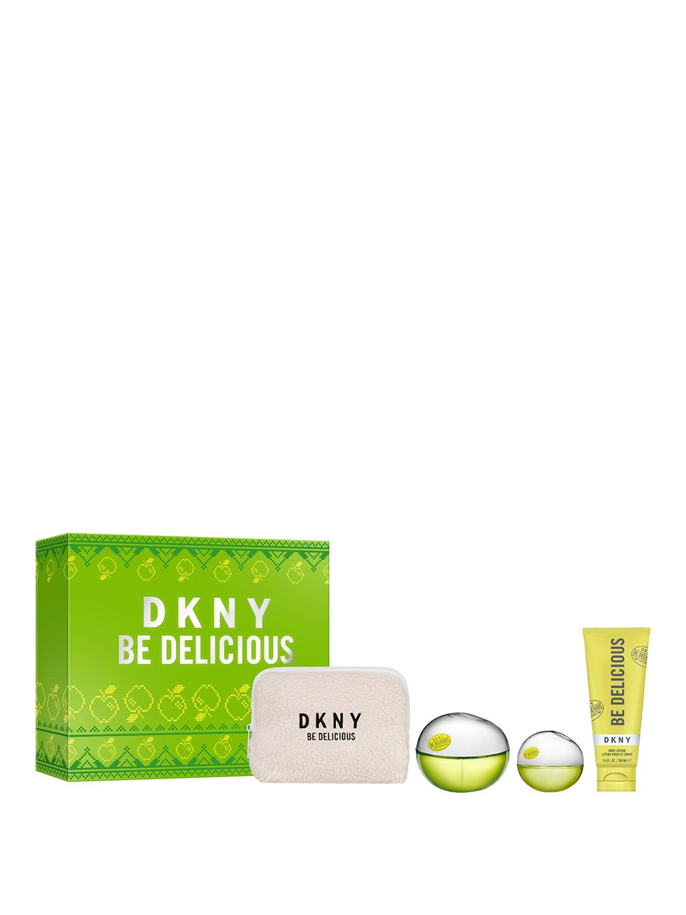 DKNY Be Delicious EdP 100ml, EdP 15ml, Body Lotion 100ml  &  Pouch