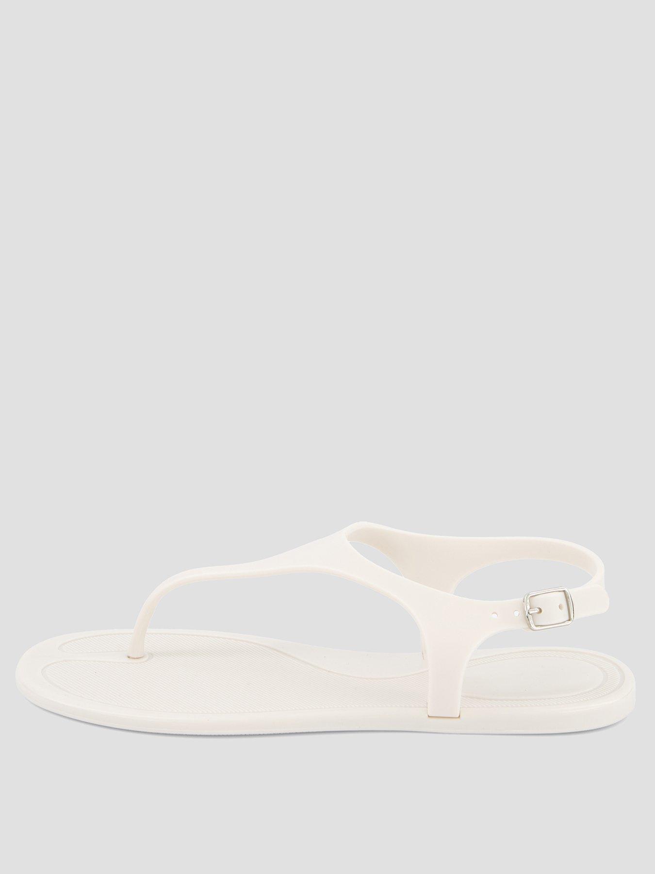 Image 2 of 6 of The Very Collection Toe Post Jelly Sandal - Beige