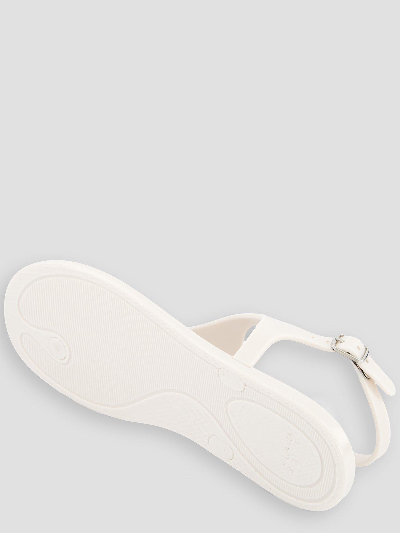 Image 4 of 6 of The Very Collection Toe Post Jelly Sandal - Beige