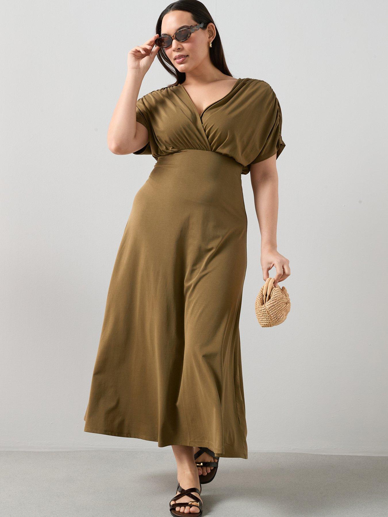 The Very Collection Curve Wrap Stretch Maxi Dress